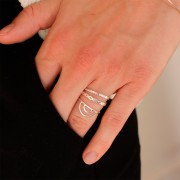 Bague En Argent Taille 49 - Occasion, Couleur Argenté - Modèle Simple Sans Marque