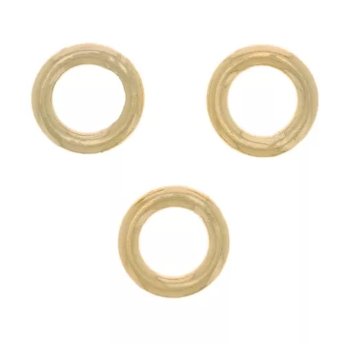 Anneaux fermés 5x1 mm - Gold filled (or laminé)  x100
