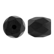 Perles en verre Baros® par Puca® 6x5 mm - Jet Mat x10g