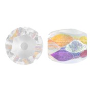 Perles en verre Baros® par Puca® 6x5 mm - Crystal AB x10g