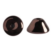 Perles en verre Konos® par Puca® 4x2 mm - Dark Bronze x10g