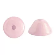 Perles en verre Konos® par Puca® 4x2 mm - Opaque Light Rose Ceramic Look x10g