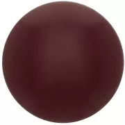 Cabochon rond en résine opaque 18 mm - Grenat x1