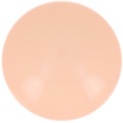 Cabochon rond en résine opaque 18 mm - Abricot x1