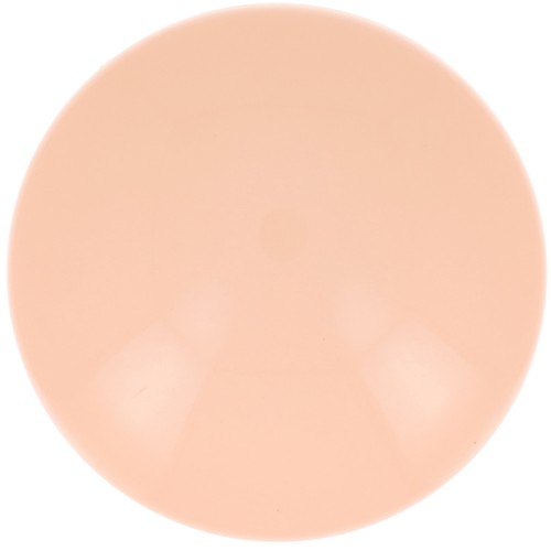 Cabochon rond en résine opaque 18 mm - Abricot x1