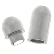 Fermoir aimanté 15 mm pour cordon 2 mm - Acier inoxydable 304 x1