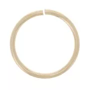 Anneau ouvert 12x1 mm - Gold filled (or laminé)  x1