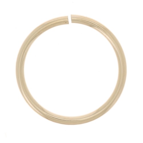 Anneau ouvert 12x1 mm - Gold filled (or laminé)  x1