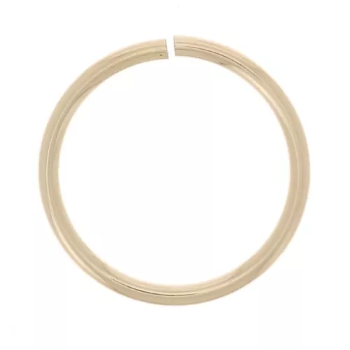 Anneau ouvert 12x1 mm - Gold filled (or laminé) x1