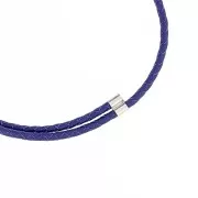 Embout double 10x6 mm pour cordon 4 mm - Argent 925 x1