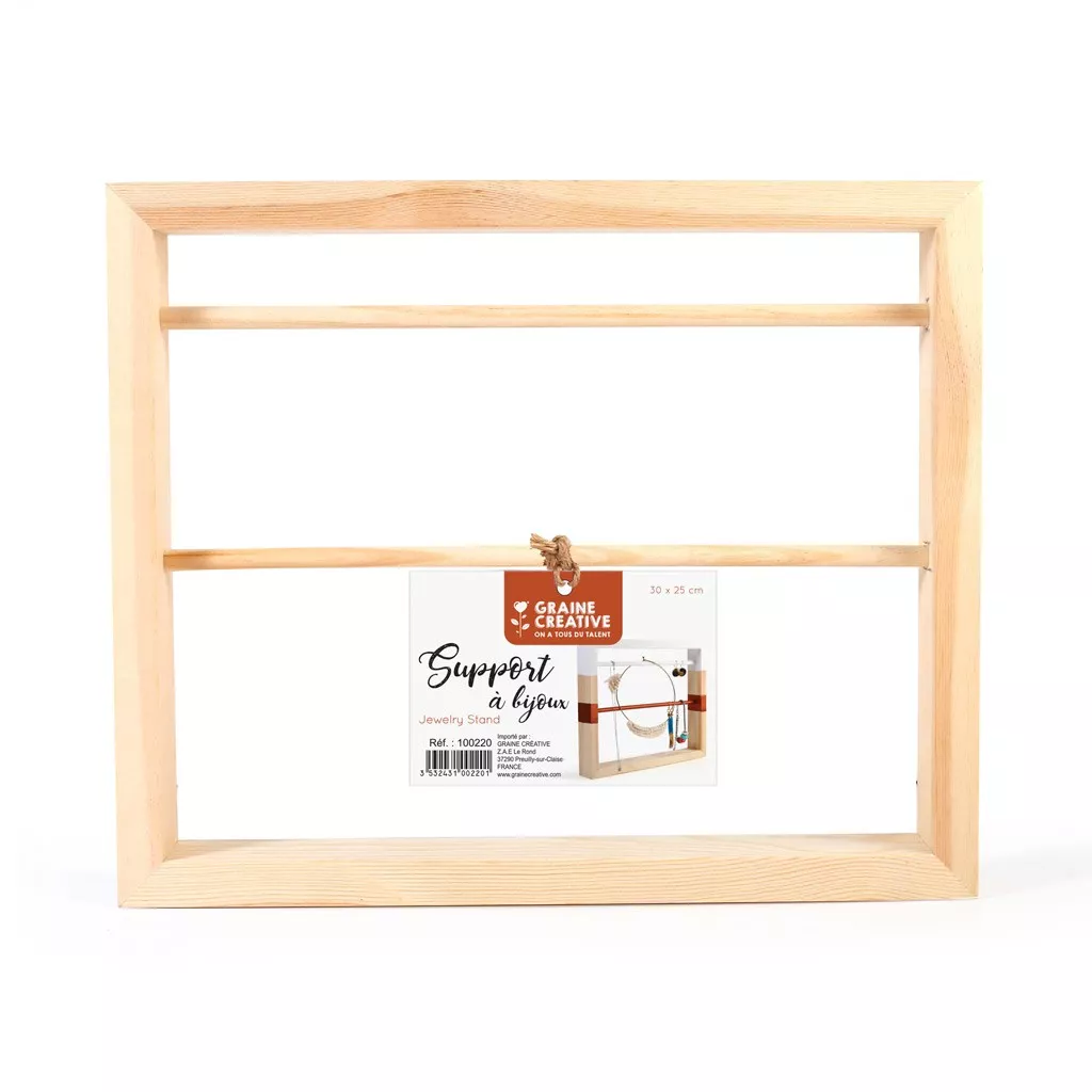 Présentoir à Bagues En Bois De Bambou (lot De 6) - Intérieur Cuir Noir, Pour Exposition, Vitrine, Cadeau