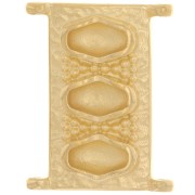 Cymbal - Connecteur pour perles Delica 11/0 18x14 mm Korakas - Doré à l'or fin x1|raw }}