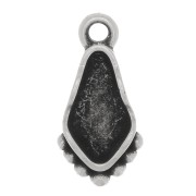 Cymbal - Breloque pour perle Kite 15x8 mm - Valsamo - Argenté vieilli x1|raw }}