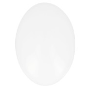 Cabochon ovale en verre 25x18 mm - Blanc x1|raw }}