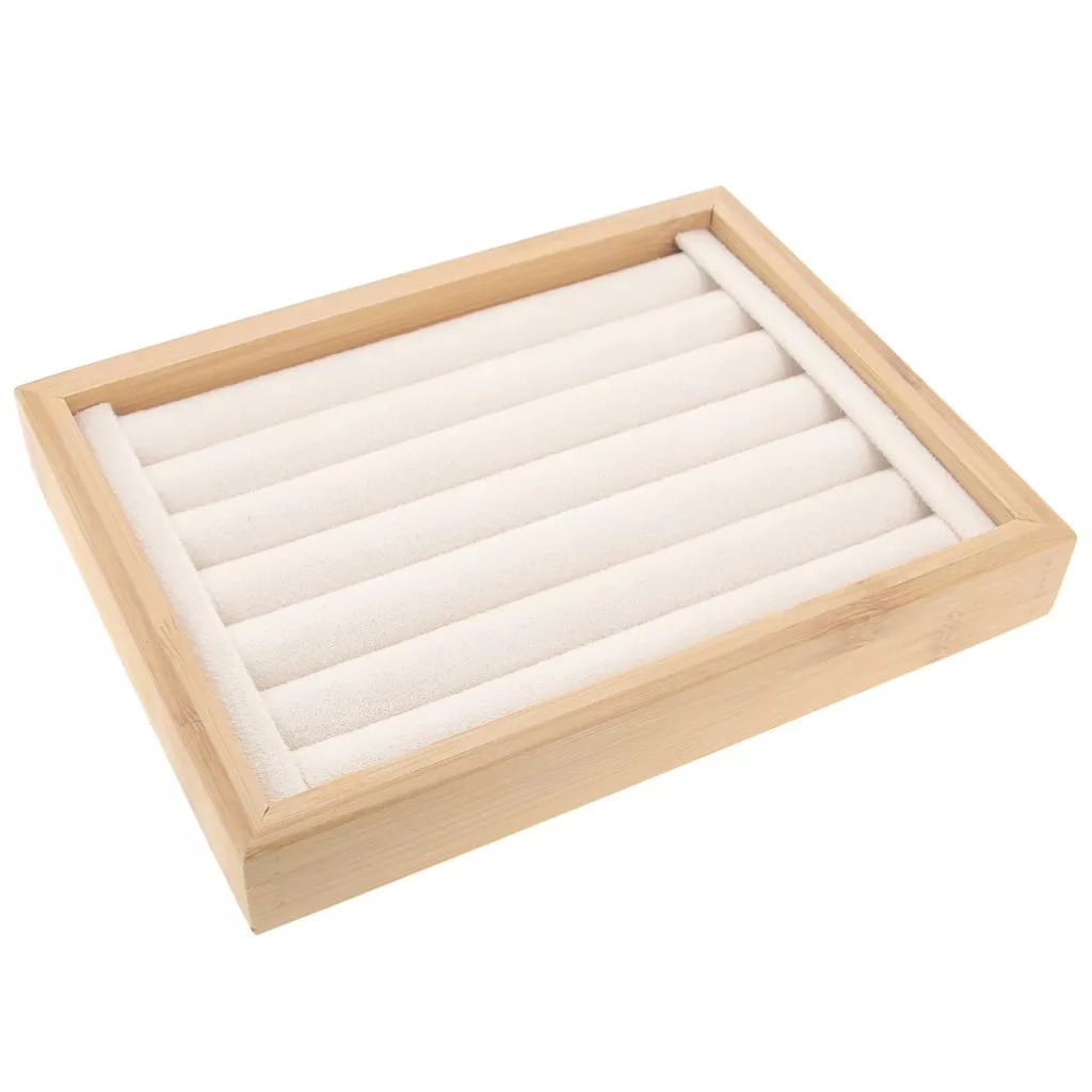 Porte Bijoux Tournant 3 Niveaux En Métal Doré - Étagère à Collier Rotative Avec Plateau Velours - Rangement Organisateur Pour Femme - 9