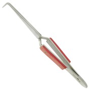 Pince à souder - brucelle croisée courbé - 15 cm auto blocage by Perles&Co x1|raw }}