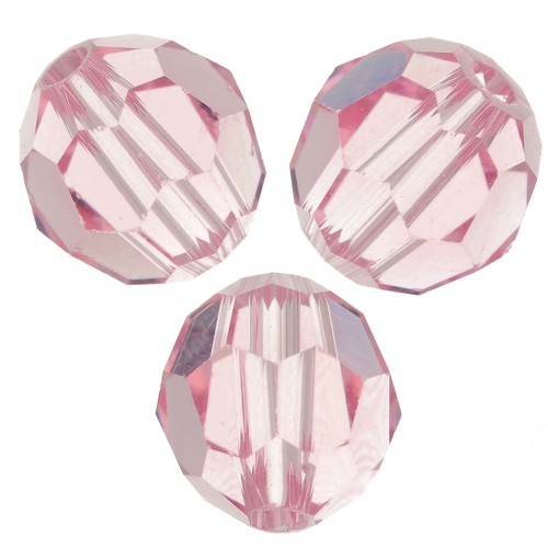 Perle ronde PureCrystal 5000 8 mm Light Rose x1