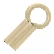 Embout pour cordon 1.5 mm - Gold Filled (or laminé) x1