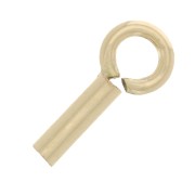 Embouts pour cordon 0.6 mm - Gold Filled (or laminé) x4