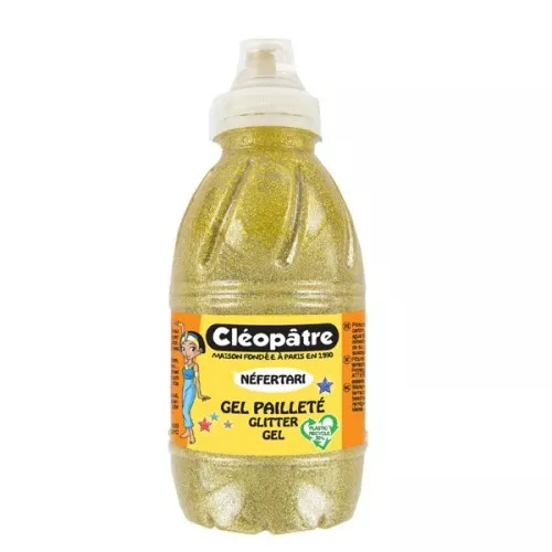Gel pailleté pour Slime - Cléopatre - Or x250ml