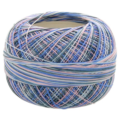 Fil de coton Lizbeth taille 80 - Denim Whisper n°120 x168m