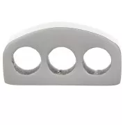 Poussoir 12x6 mm pour 3 cordons de 3 mm - Acier inoxydable 316L x1