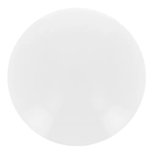Cabochon rond en résine opaque 12 mm - Blanc x1