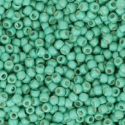 Rocaille Toho 11/0 TO11R561F - Light Teal Galvanized Mat x8g|raw }}