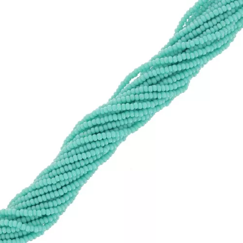 Charlottes Preciosa 13/0 - Opaque Green Turquoise x10g