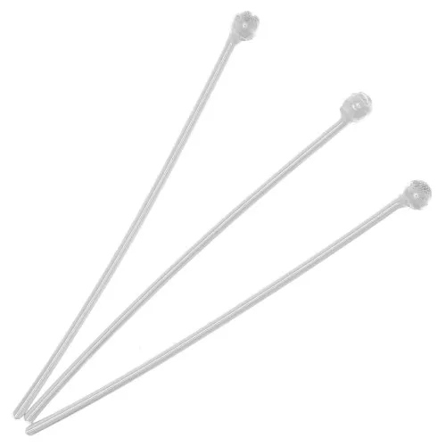 Clous tête boule 30x0.8 mm en Argent 925 x10