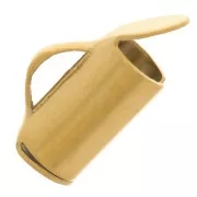 Embouts pour tissage perles rocailles & Delica 8mm - Acier inoxydable 304 Doré x2