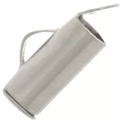 Embouts pour tissage perles rocailles & Delica 10 mm - Acier inoxydable 304 x2