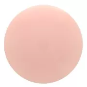 Cabochon rond 12 mm en résine opaque - Rose clair x1