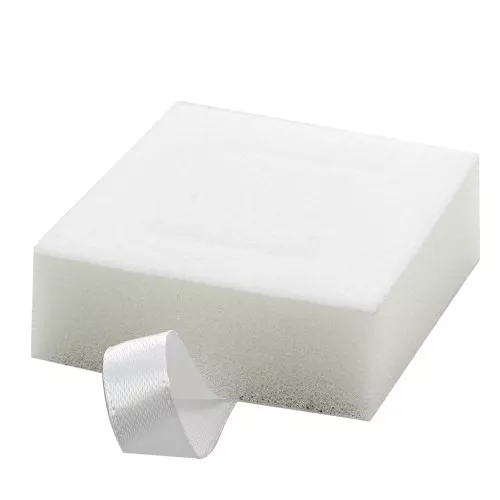 Mousse pour plateau valise de transport bijoux 6x6.5x2 cm - Blanc x1