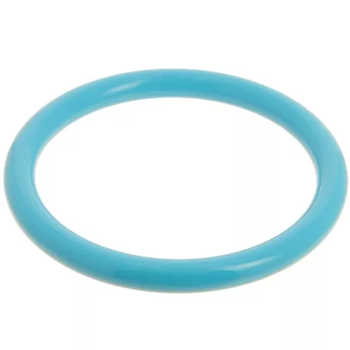Bracelet jonc en résine opaque 67 mm - Turquoise x1