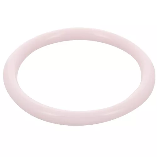 Bracelet jonc en résine opaque 67 mm - Rose poudré x1