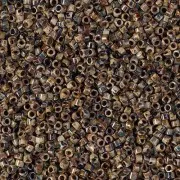 Miyuki Delica 11/0 DB2267 - Opaque Brown Picasso x100g
