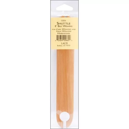 Navette de tissage en bois 20.5x3.5 cm - Naturel x1