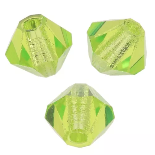 Perles toupies Preciosa - Rondelle Bead 4 mm - Limecicle x30