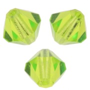 Perles toupies Preciosa - Rondelle Bead 5 mm - Limecicle x12