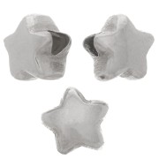 Perle stoppeur forme étoile 5 mm avec un trou de 1.5 mm en Argent 925 x1|raw }}