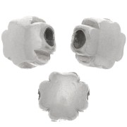 Perle stoppeur forme trèfle 5 mm avec un trou de 1.5 mm en Argent 925 x1|raw }}