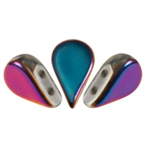 Perles en verre Amos® par Puca® 5x8 mm - Full Sliperit x10g