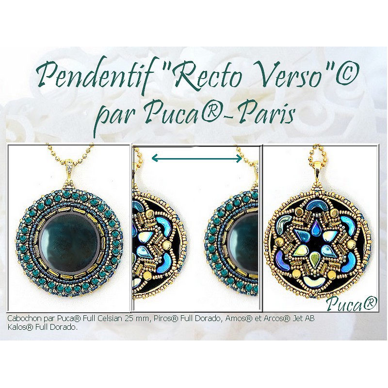 Kit De 4 Médaillons En Métal Avec Supports Et Cabochons En Verre Transparent 20 Mm - DIY Bijoux - 2