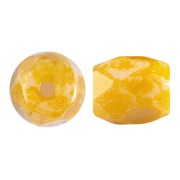 Perles en verre Baros® par Puca® 6x5 mm - Frost Sweet Pink Travertin x10g|raw }}