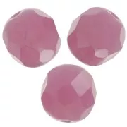 Facettes 8 mm Rose Opal x20