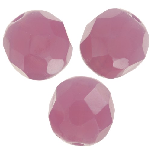 Facettes 8 mm Rose Opal x20