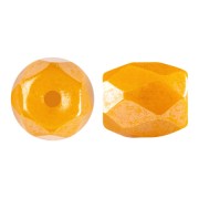 Perles en verre Baros® par Puca® 6x5 mm - Frost Tangerine Luster x10g|raw }}