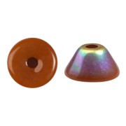 Perles en verre Konos® par Puca® 4x2 mm - Frost Caramel AB x10g|raw }}