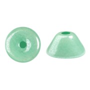 Perles en verre Konos® par Puca® 4x2 mm - Frost Jade Luster x10g|raw }}